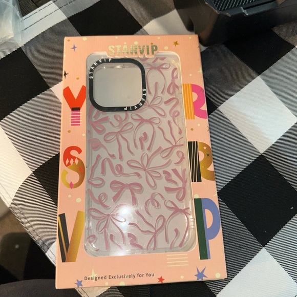 Pink Bow Pattern Phone Case - Picture 1 of 1